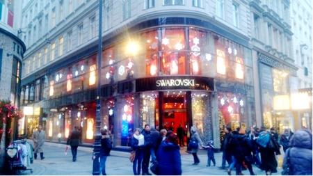 Swarovski window- esign